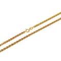 Pingente Estrela de Davi Pedra Ônix Com Cordão Baiano Em Ouro 18k 